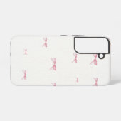 ピンクボウ三星電話ケース SAMSUNG GALAXYケース (裏面横)