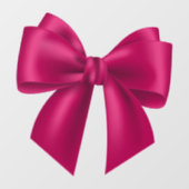 ピンクボウ余分な大きな窓の固定 ウィンドウサイン (シート)