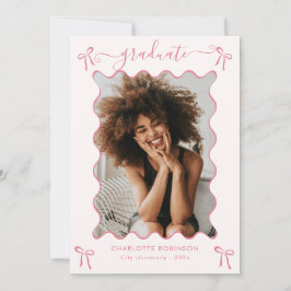 ピンクボウ卒業パーティー発表 招待状