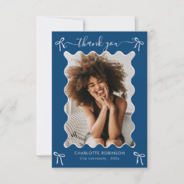 ピンクボウ卒業パーティー サンキューカード