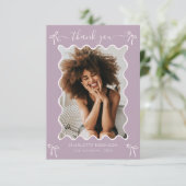 ピンクボウ卒業パーティー サンキューカード (スタンド正面)