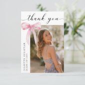 ピンクボウ卒業パーティー サンキューカード (スタンド正面)