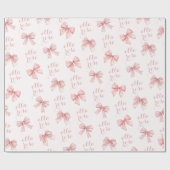 ピンクボウ名 ラッピングペーパー (フラット)