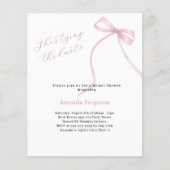 ピンクボウ彼女は結び目ブライダルシャワー (正面)