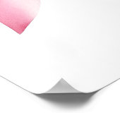 ピンクボウ彼女は結び目ブライダルシャワー ポスター (角)