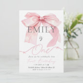 ピンクボウ招待状 招待状 (スタンド正面)