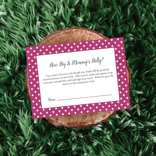 ピンクボウ母の腹のサイズのシャワーゲーム エンクロージャーカード