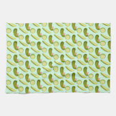 ピンクボウ漬物 キッチンタオル (横)