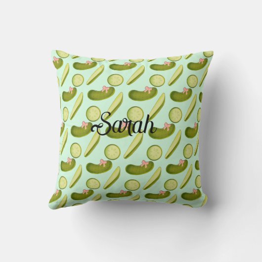 ピンクボウ漬物 クッション (裏面)