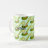 ピンクボウ漬物 コーヒーマグカップ (正面左)