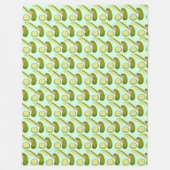 ピンクボウ漬物 フリースブランケット (正面)