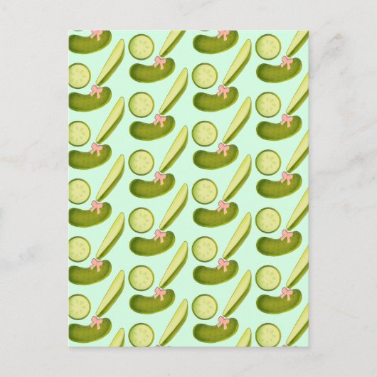 ピンクボウ漬物 ポストカード (正面)