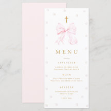 ピンクボウ真珠バプテスフラットメニュー