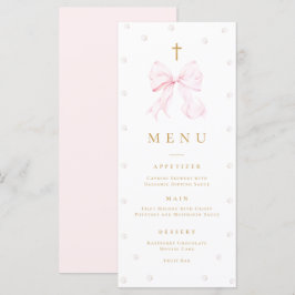 ピンクボウ真珠バプテスフラットメニュー メニュー