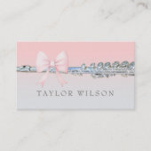 ピンクボウ笛 名刺 (正面)