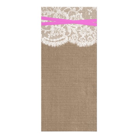 ピンクボウ素朴のコレクシ結婚ョンメニューカード ラックカード (裏面)