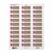 ピンクボウ素朴のコレクシ結婚ョンラベル ラベル (フルシート)