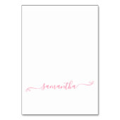 ピンクボウ署名名座席表 テーブルナンバー (正面)