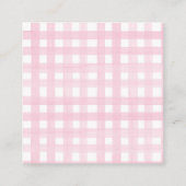 ピンクボウ誕生日エンクロージャカード エンクロージャーカード (裏面)