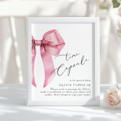 ピンクボウ誕生日タイムカプセル ポスター