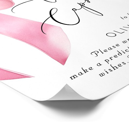 ピンクボウ誕生日タイムカプセル ポスター (角)