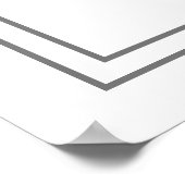 ピンクボウ赤ちゃんシャワーありがとう ポスター (角)