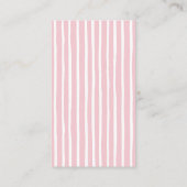 ピンクボウ赤ちゃんシャワーおむつラッフルエンクロージャカード エンクロージャーカード (裏面)