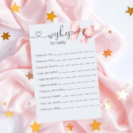 ピンクボウ赤ちゃんシャワーベビー