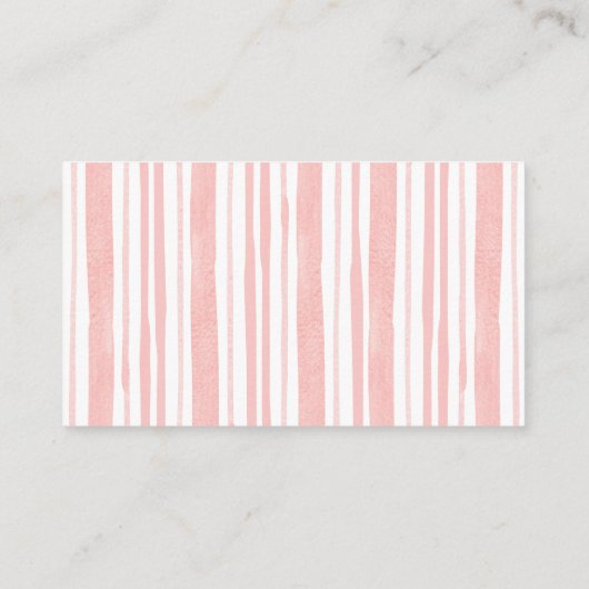 ピンクボウ赤ちゃんシャワーミニマリストおむつラッフル エンクロージャーカード (裏面)