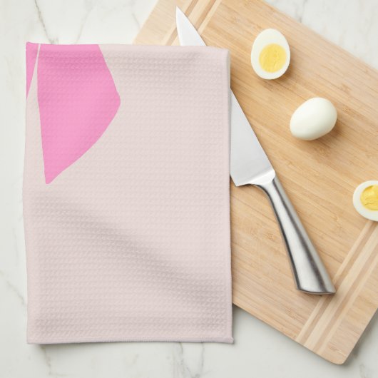ピンクボウ キッチンタオル (四つ折り)