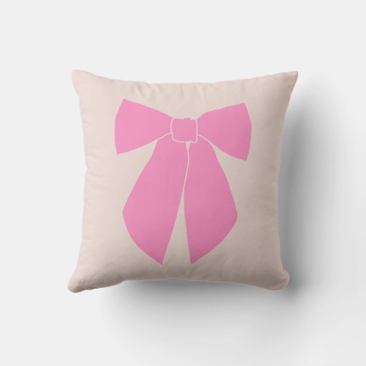 ピンクボウ クッション (裏面)