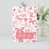 ピンクボウ(フローラ) サンキューカード (スタンド正面)