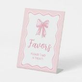 ピンクボウ 台座サイン (正面)