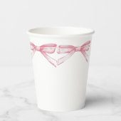 ピンクボウ 紙コップ (裏面)