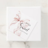 ピンクボウSweet sixteen誕生日 フェイバータグ (インサイチュ)