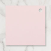 ピンクボウSweet sixteen誕生日 フェイバータグ (裏面)