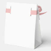 ピンクボエレガントホ女性のカーボーイブーツパンパスベビーシャワー フェイバーボックス (裏面)