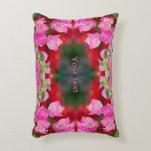 ピンクボガンビレアの花 アクセントクッション (正面(垂直))