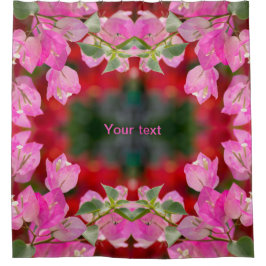 ピンクボガンビレアの花 シャワーカーテン