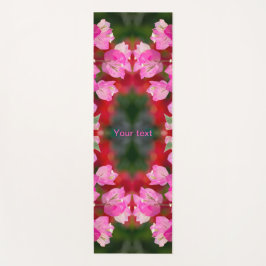 ピンクボガンビレアの花  ヨガマット