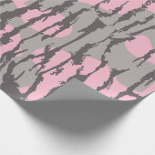 ピンクボットムランド迷彩柄ガールズボットムランド迷彩柄ピンク ラッピングペーパー (角)