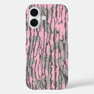 ピンクボットムランド迷彩柄ガールズボットムランド迷彩柄ピンク iPhone 16ケース