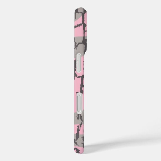 ピンクボットムランド迷彩柄ガールズボットムランド迷彩柄ピンク Case-Mate iPhoneケース (裏面 / 右)