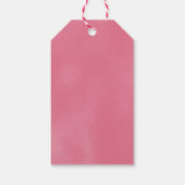 ピンクボディスーツ赤ちゃんシャワー好意ギフトラベル ギフトタグ (裏面)