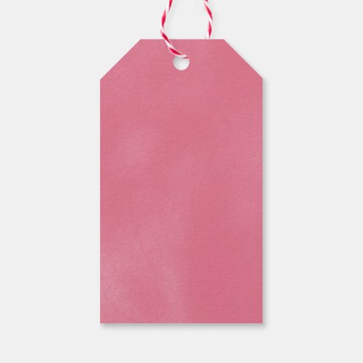 ピンクボディスーツ赤ちゃんシャワー好意ギフトラベル ギフトタグ (裏面)