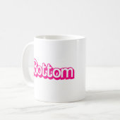 ピンクボトム コーヒーマグカップ (正面左)