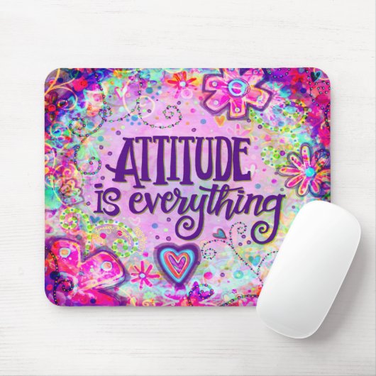 ピンクボホの態度は全て引用文インスピレーション マウスパッド (マウス)