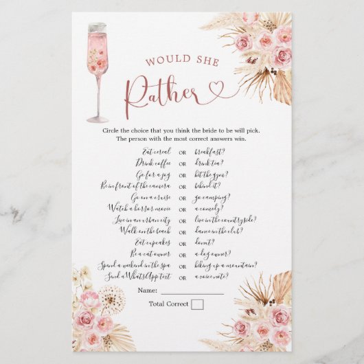 ピンクボホの花びらとプロセッコは彼女が好きだ (正面)