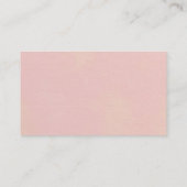 ピンクボホサファリパーティー動物ガールおむつラッフル エンクロージャーカード (裏面)