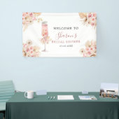 ピンクボホバラソーリーブライダルシャワーラージバナー 横断幕 (トレードショー)